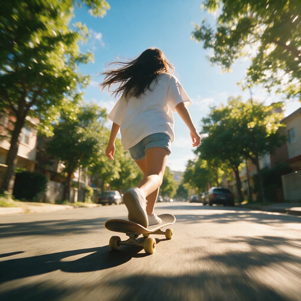 A cinematic character in motion used as a video reference